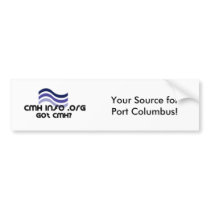 CMH Info Bumper Sticker bumper stickers by cmhinfo CMH Info Bumper Sticker bumper stickers