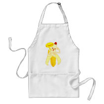 C'mon Banana Stripper Doodle Art Apron aprons