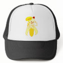 C'mon Banana Stripper Doodle Art Hat