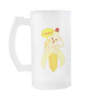 C'mon Banana Stripper Doodle Art Mug mugs