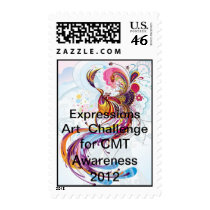 CMT Awareness Expressions Art Exhibition 2012 Postage Stamp