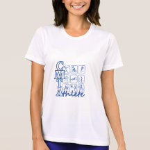 CMTA Athlete Ladies Performance Micro-Fiber T-Shir Shirts