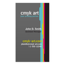 colors, cyan, magenta, yellow, black, cmyk, printing, design, corporate, lines, tabs, stripes, hues, colorspace, best, selling, seller, best selling, creative, unique, Business Card with custom graphic design