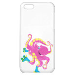 CMYK - iphone case with rollerskating octopus iPhone 5C Covers