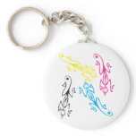 CMYK Lizards keychains