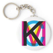 CMYK pile Key Chain