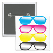 CMYK Shades Buttons