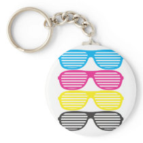 CMYK Shades Key Chains