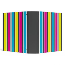 CMYK Stripes binder