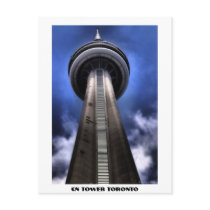 CN TOWER sign, CN TOWER TORONTO postcards