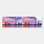 CN Tower : View from Center Island Toronto Bumper Stickers