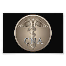 CNA Caduceus Photo Print