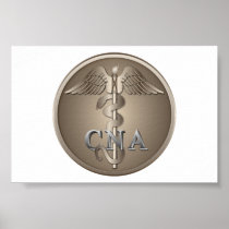 CNA Caduceus Print