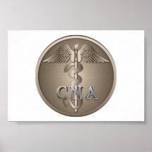 CNA Caduceus Print