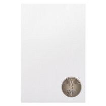 CNA Caduceus Personalized Stationery