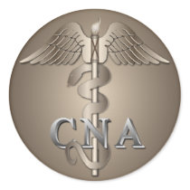CNA Caduceus Stickers