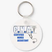 CNA Certified Nurse Assistant with Stethescope keychains by NurseStore CNA Certified Nurse Assistant with Stethescope keychains