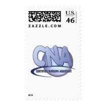 CNA FUN BLUE CERTIFIED NURSING ASSISTANT postage