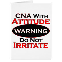 CNA With Attitude Card