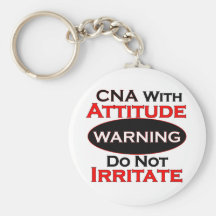 CNA With Attitude Key Chain