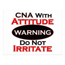 CNA With Attitude Post Cards