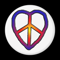 CND Heart copy magnets