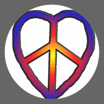 CND Heart copy stickers