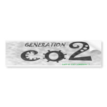 CO2 bumper stickers by MITZA2 CO2 bumper stickers