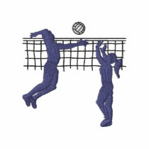 Co-ed Volleyball embroidered shirts by ZazzleEmbroidery Co-ed Volleyball embroidered shirts