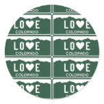 co love pattern - Customized Stickers
