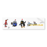 Co-Optimus Characters Bumper Sticker bumper stickers
