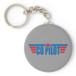 Co-Pilot Wings Badge - Aviation Key Chain