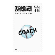 Coach (Baseball) postage by TeeZazzle Coach (Baseball) postage