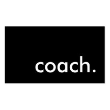 coach. business card templates