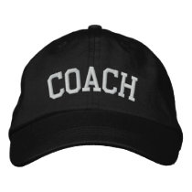 COACH EMBROIDERED HAT