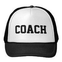 Coach hat for sports teams | customizable colors