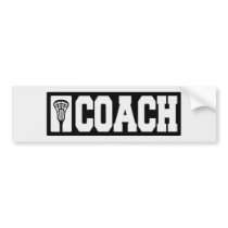 Coach - Lacrosse Coach Bumper Sticker