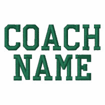 Coach t-shirt - personalize first name embroidered shirts by rubymonkey Coach t-shirt - personalize first name embroidered shirts