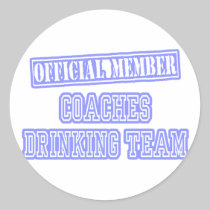Coaches Drinking Team Stickers