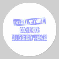 Coaches Drinking Team Sticker