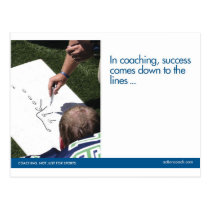 Coaching Sports Postcard