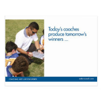 Coaching Sports Postcard