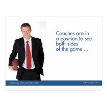 Coaching Sports Postcard