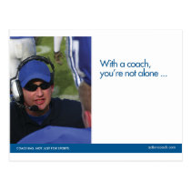 Coaching Sports Postcard