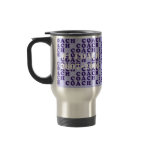 Coach's Mug - Purple Letters changable background
