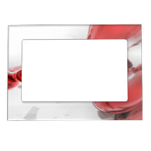 Coagulation Abstract Photo Frame Magnet