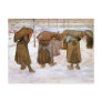 Coal bearing women by Vincent van Gogh Post Card