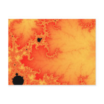 Coal Fire Postcard