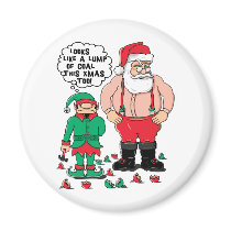 Coal For Christmas magnets