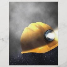 coal miners hat custom flyer